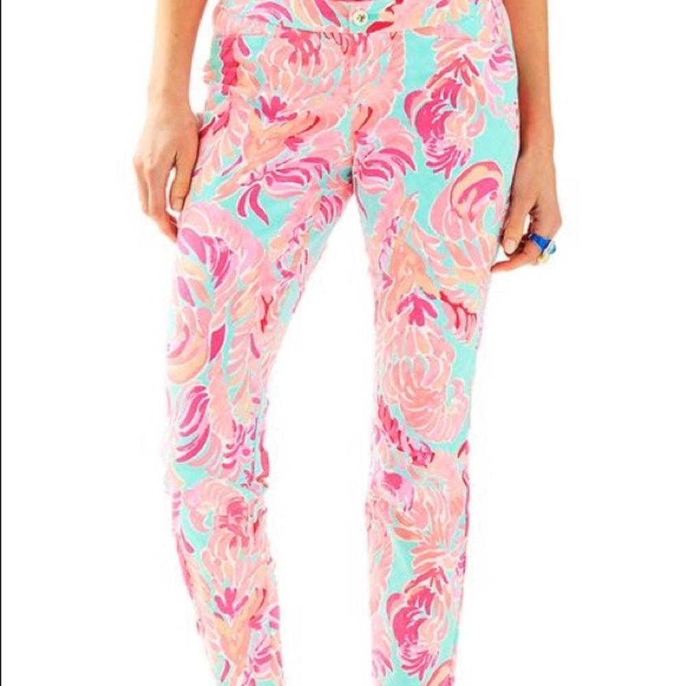 Lilly Pulitzer Love Bird Print Pants